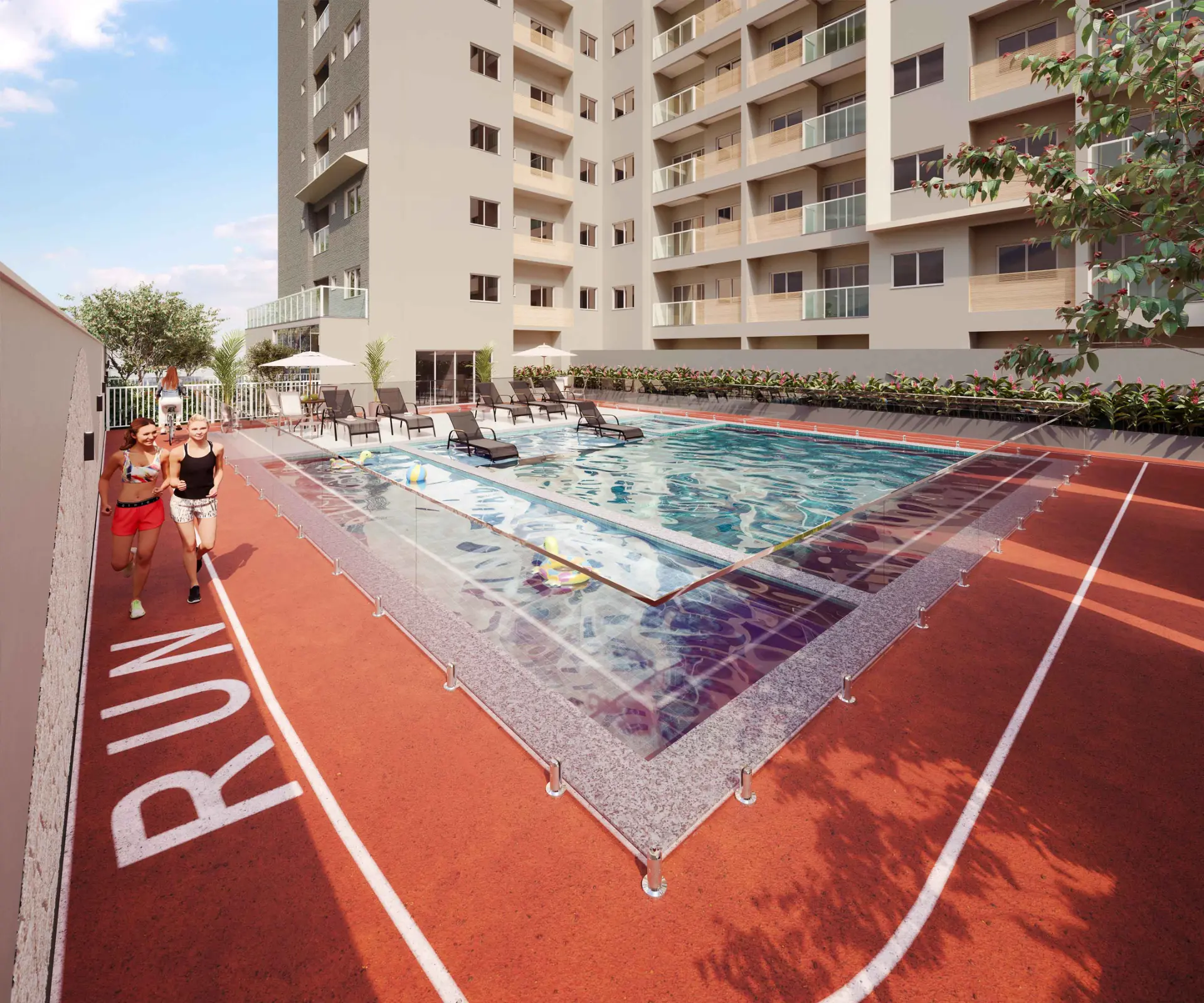 Piscinas e lazer ao ar livre